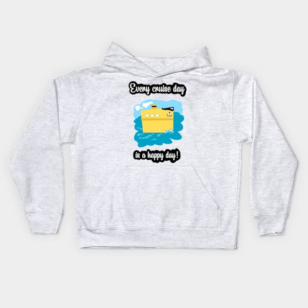 Cruise day joy! Kids Hoodie by Cruisevacation